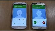 Incoming & Outgoing call at the Same Time 2 Samsung Galaxy S4