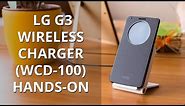 LG G3 Wireless Charger (WCD-100) hands-on