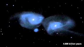 Milky Way and Andromeda Galaxies Collision Simulated | Video
