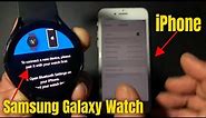 How to Connect Samsung Galaxy Watch 4, 5, & 6 to iPhone in 2023 | Samsung Galaxy Watch & iPhone