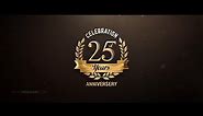 25th Wedding Anniversary Video | Wedding Anniversary Party Invitation Video | VG-738