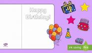 Design Your Own Birthday Cards