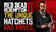 All of the UNIQUE Knives and Hatchets - Red Dead Redemption 2