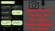 How to Enable Camera and Microphone Access in Google Pixel 6 Pro/Pixel 6 - Allow Camera and Mic