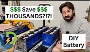 Build your own solar battery and save thousands $$$