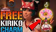 Overwatch 2: FREE Kiriko Donut 🍩 Charm & Razor Sharp Spray! How To Get This TODAY!