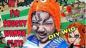 DIY CHUCKY'S WIG USING 3 MATERIALS ONLY