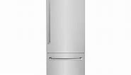 ZLINE Kitchen and Bath 30 in. 2-Door Bottom Freezer Refrigerator with Internal Ice and Water Dispenser in Stainless Steel RBIV-304-30