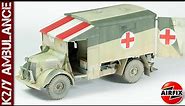 New Airfix Austin K2/Y Ambulance in desert scheme - painting and weathering (1:35 scale model kit)