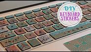 DIY Keyboard Stickers Decal | MacBook Keyboard | Fun Idea