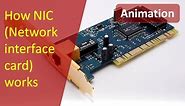 Animation of working of NIC(Network Interface Card) | How NIC works