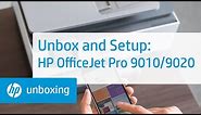 How to Unbox and Set Up the HP OfficeJet Pro 9010 or 9020 Printer Series | HP Printers | HP Support