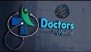 How to make Doctors & Medical logo design illustrator||illustrator logo design tutorial||HARIS HGD