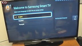 Samsung 40 Inch LED Smart HDTV - UN40H5203AF Unboxing