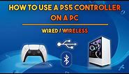 How To Use A PS5 Controller On A PC - Wired / Wireless