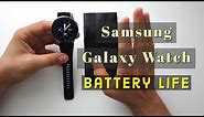 Battery life on Galaxy Watch 46mm SM-R800