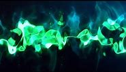 Liquid Metal Green Abstract Background video | Footage | Screensaver