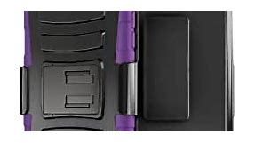 BUDDIBOX iPhone 7 Plus Case / iPhone 8 Plus Case, [HSeries] Heavy Duty Swivel Belt Clip Holster with Kickstand Maximal Protection Case for Apple iPhone 7 Plus / iPhone 8 Plus, (Purple)
