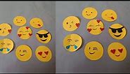 emoji sticker making/how to make easy emoji stickers