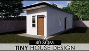 TINY HOUSE DESIGN (40 SQ. METERS)