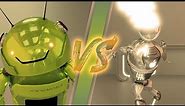 Android vs Apple (IOS) - The Animation (fight)