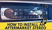 HOW TO INSTALL AN AFTERMARKET STEREO!!!