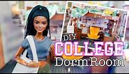 How to Make College Dorm Room With A Loft Bed | Dollar Store Crafts