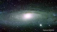 NASA Scientific Visualization Studio | Andromeda Galaxy in Visible and Infrared
