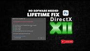 directx feature level 11.0 available feature level 12.0 required photoshop Beta 2023 FIX FIX