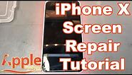 How To Replace Apple iPhone X 10 Screen Digitizer Guide Tutorial