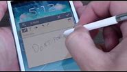 Samsung Galaxy Note II: S Pen Lesson | Pocketnow