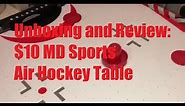 Unboxing and Review: $10 MD Sports 48" Air Powered Hockey Table (SlickDeals/WalMart)