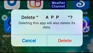 How to Uninstall Apps in iPhone 7 iPhone 6 iPhone 5 iPhone 4s iPhone 6s plus
