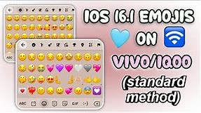 How to Apply iOS 16.1 Emojis on Vivo and iQoo using Standard Method