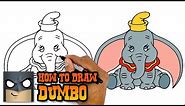 How to Draw Dumbo | Easy Step-by-Step Drawing Tutorial for Kids