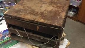 Antique radio record player - Ivy Calvin Storage Wars