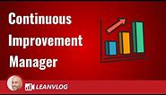 Continuous Improvement Manager - The Role and Responsibilities