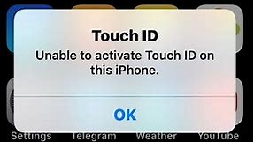 How to Fix unable to activate touch id on this iPhone