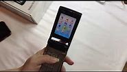 Nokia N76-1, Black, Smartphone in a stylishly slim flip-phone design