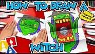 How To Draw A Scary Witch Folding Surprise