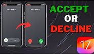 How To Change “Slide to Answer” to “Accept or Decline” for iPhone Call