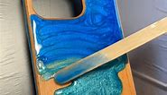 Making a resin ocean phone case