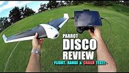 PARROT DISCO Review - [Flight/Crash/Range Test!, Pros & Cons]