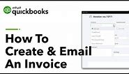 How to Create & Email an Invoice in QuickBooks