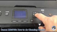 Canon Pixma MG5750/MG5751: How to do Printhead Cleaning and Deep Cleaning Cycles