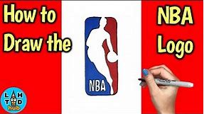 How to Draw the NBA Logo Easy