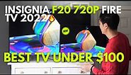 NEW 2022 Insignia F20 720p TV - Best TV under $100