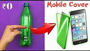 How to make mobile cover with plastic bottle