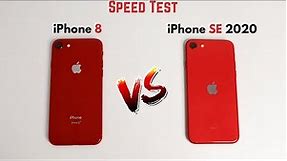 iPhone 8 vs SE 2020 Speed Test