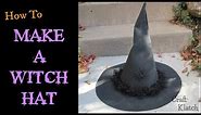 How To Make a Witch Hat Craft Tutorial